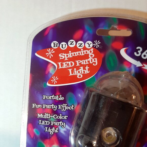 360 degree spinning LED color Party lights handheld portable batt flashlight NEW - Picture 3 of 8